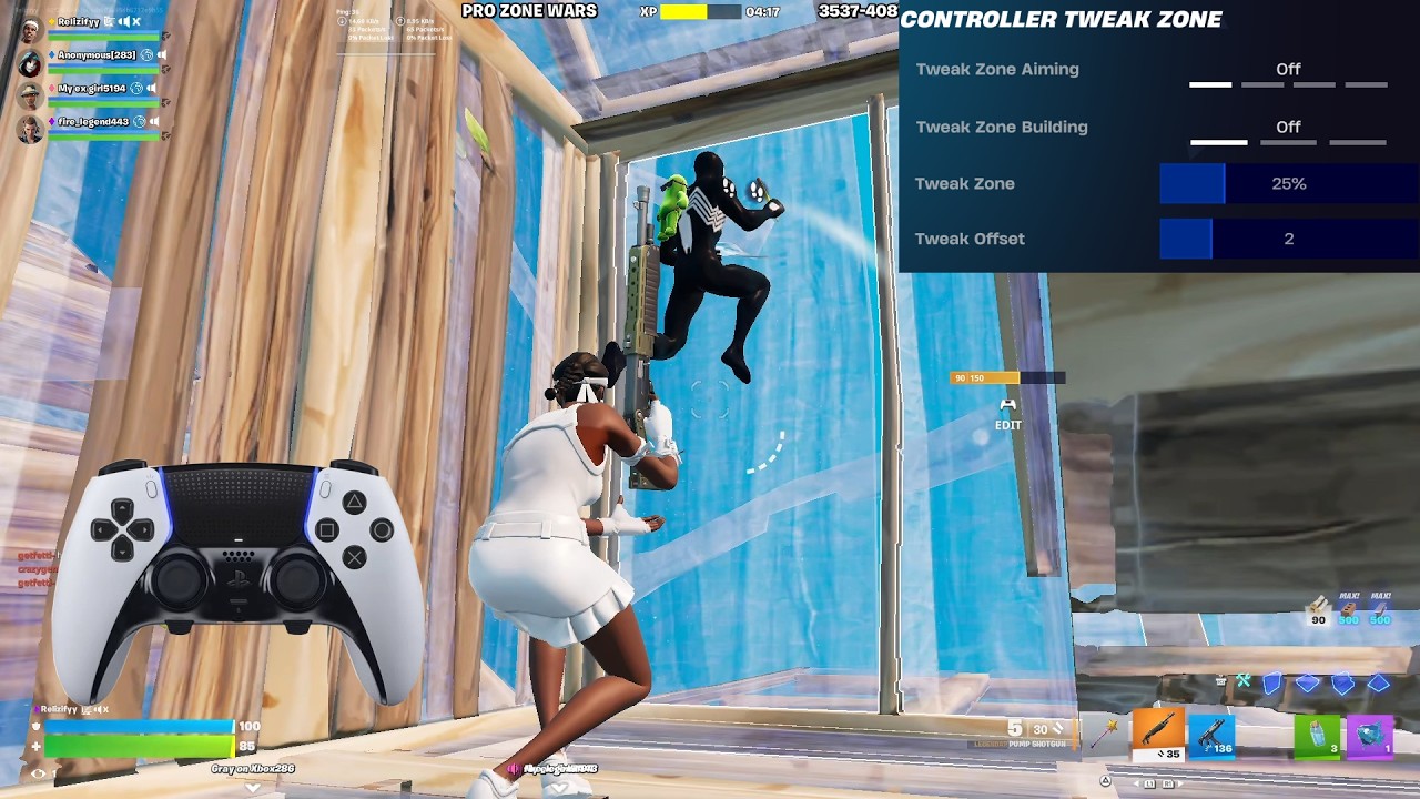 *NEW* BEST Tweak Zone Controller Settings In Chapter 7 Season 3 (PS5/XBOX/PS4/PC)