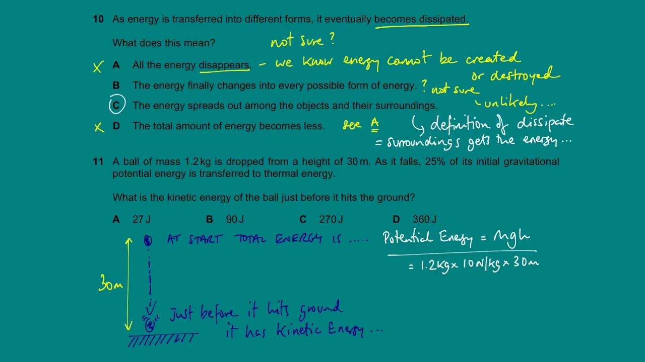 GCSE Physics   Energy Dissipation