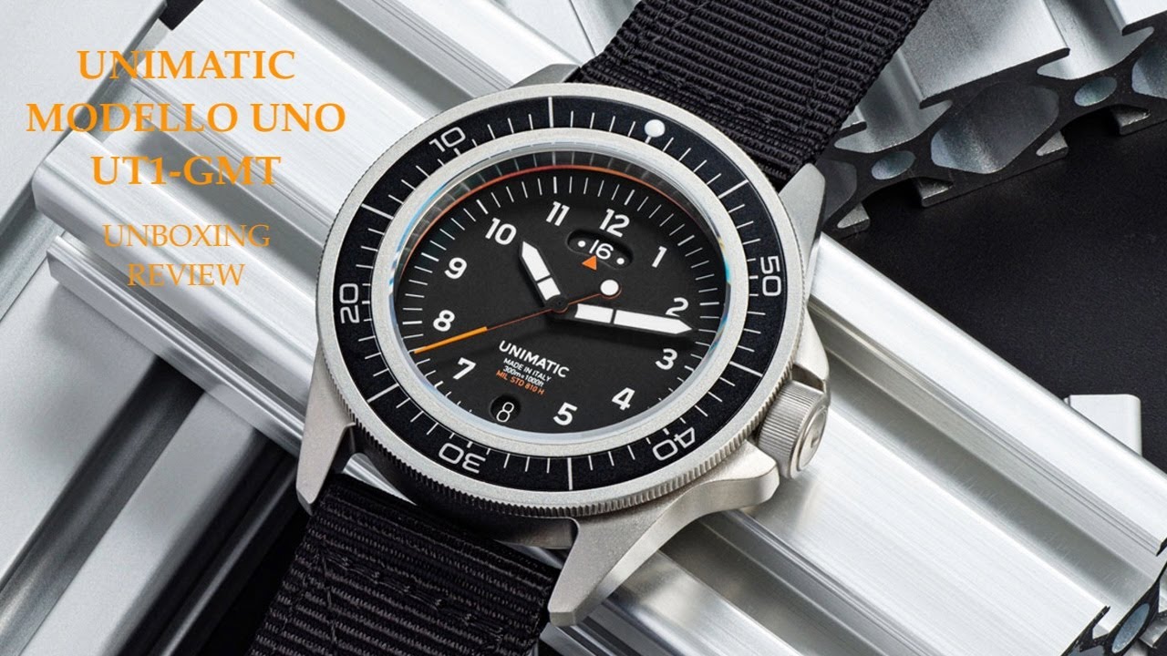 Unimatic Modello Uno UT1-GMT Watch | Review Valjoux Relogios