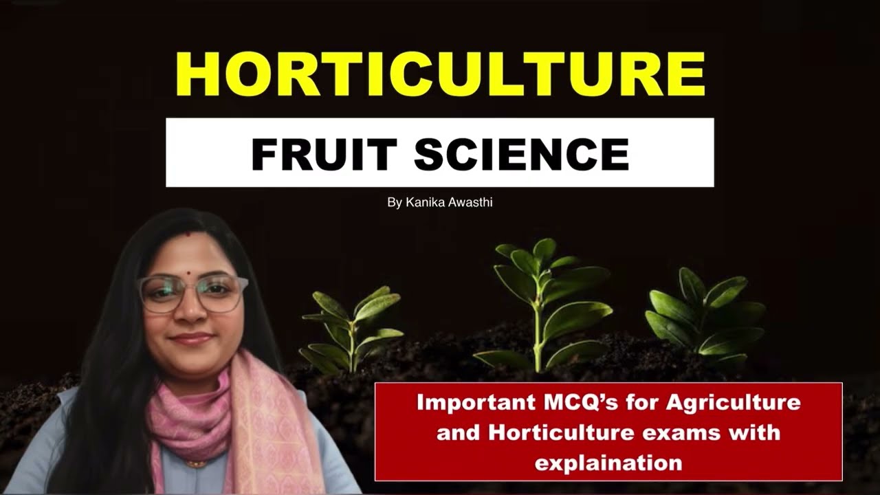 ICAR JRF, ICAR NET, NABARD, IBPS AFO, RRB SO | MCQ  | Fruit Science #agriculture