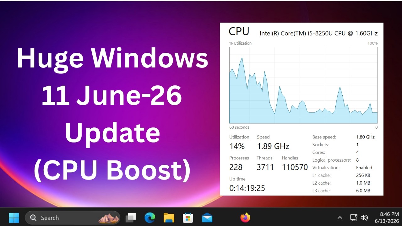 Windows 11 Just Fixed Its Biggest Problem 😳 (CPU Boost Update)