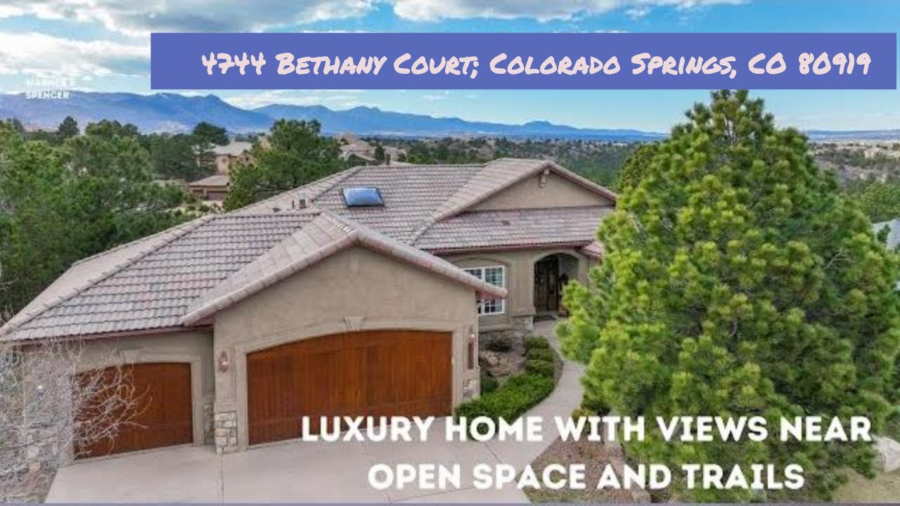 Luxury Homes for Sale in Colorado Springs: Enjoy Stunning Views From This Stunning Home
