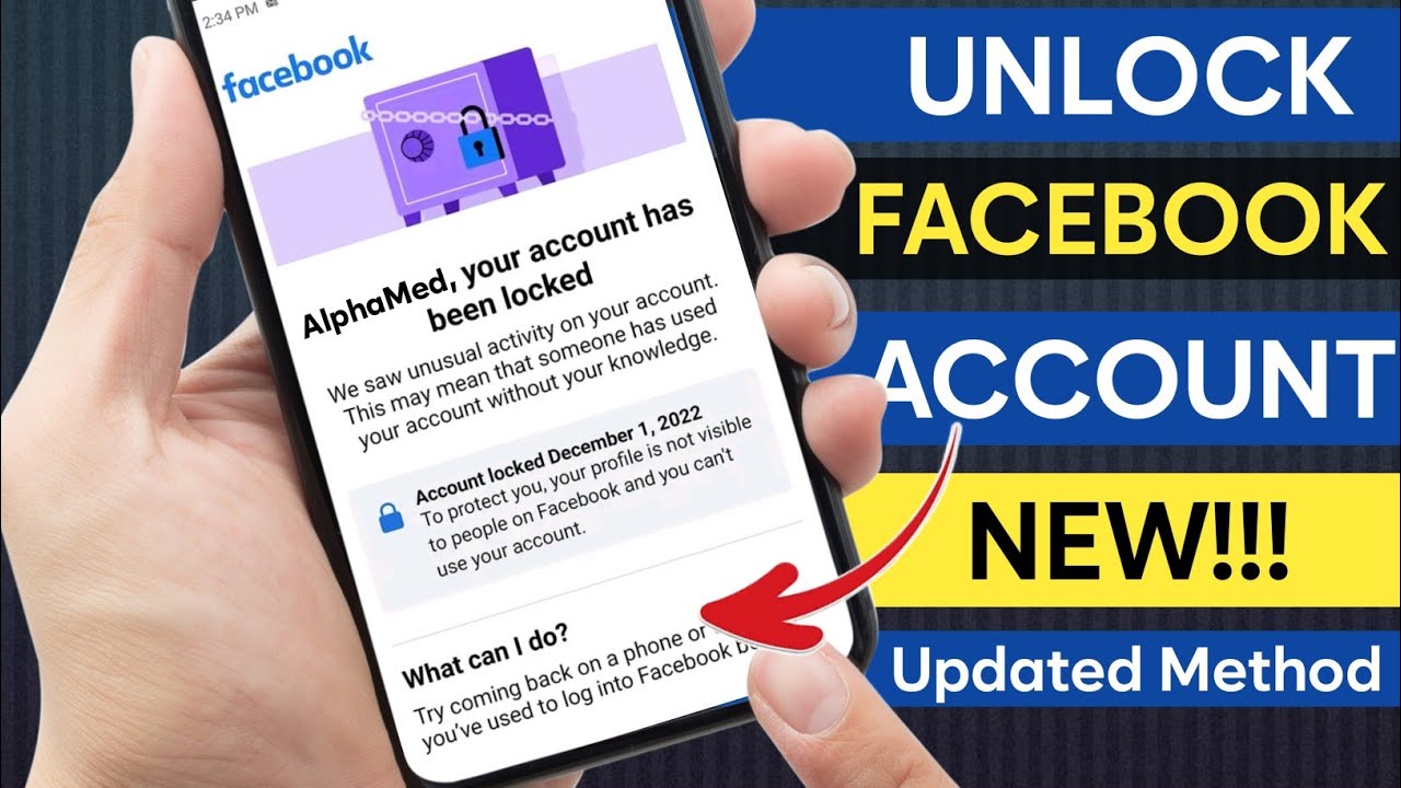 Как разблокировать аккаунт Facebook БЕЗ опции «Узнать больше и начать»