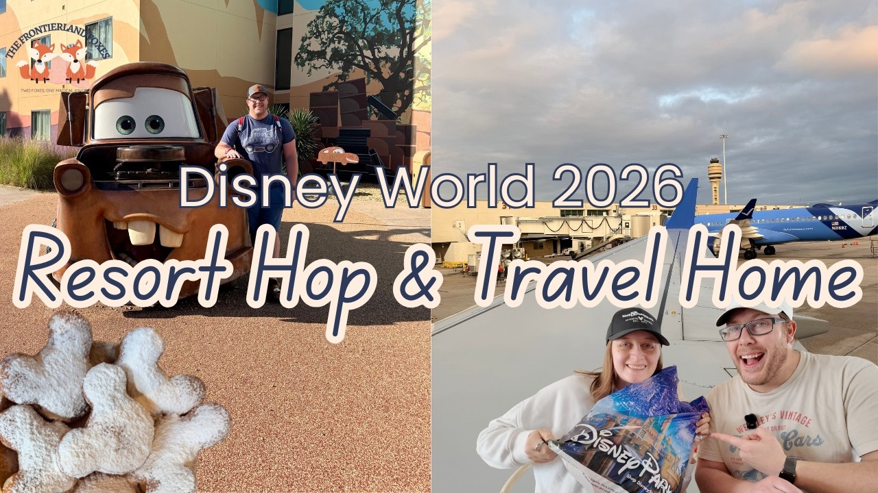 Travel Home Day 🥺✨ | Hollywood Studios, Resort Hopping & Disney Merch Haul