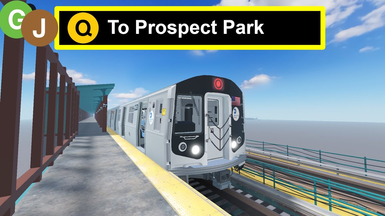 BMT Brighton Line | R160B Q Train to Prospect Park from Coney Island Special!
