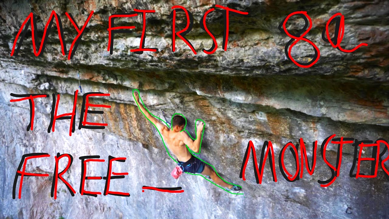 The FREEMONSTER - my first 8a sport route!