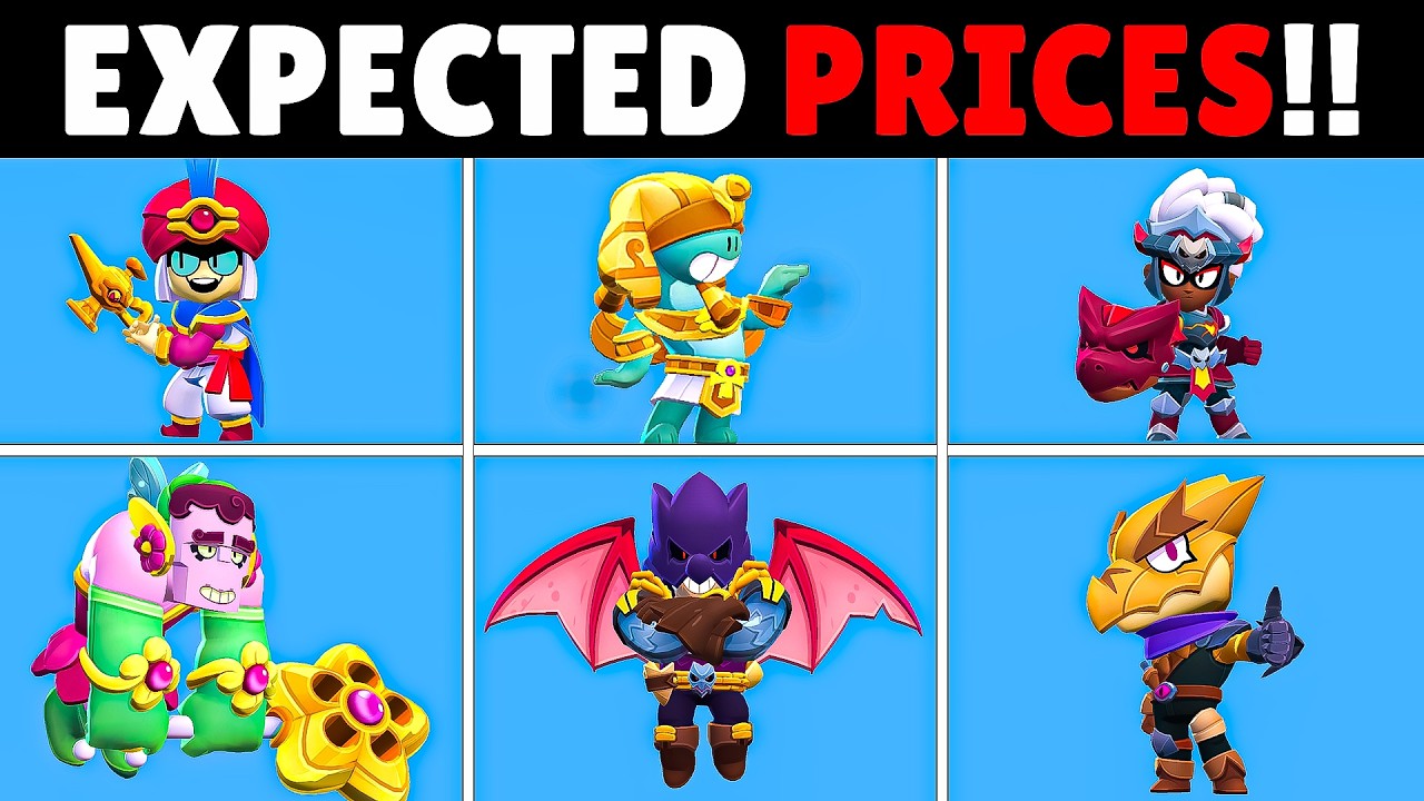 Every New Skin & Its Expected Price 🔥#brawltalk 