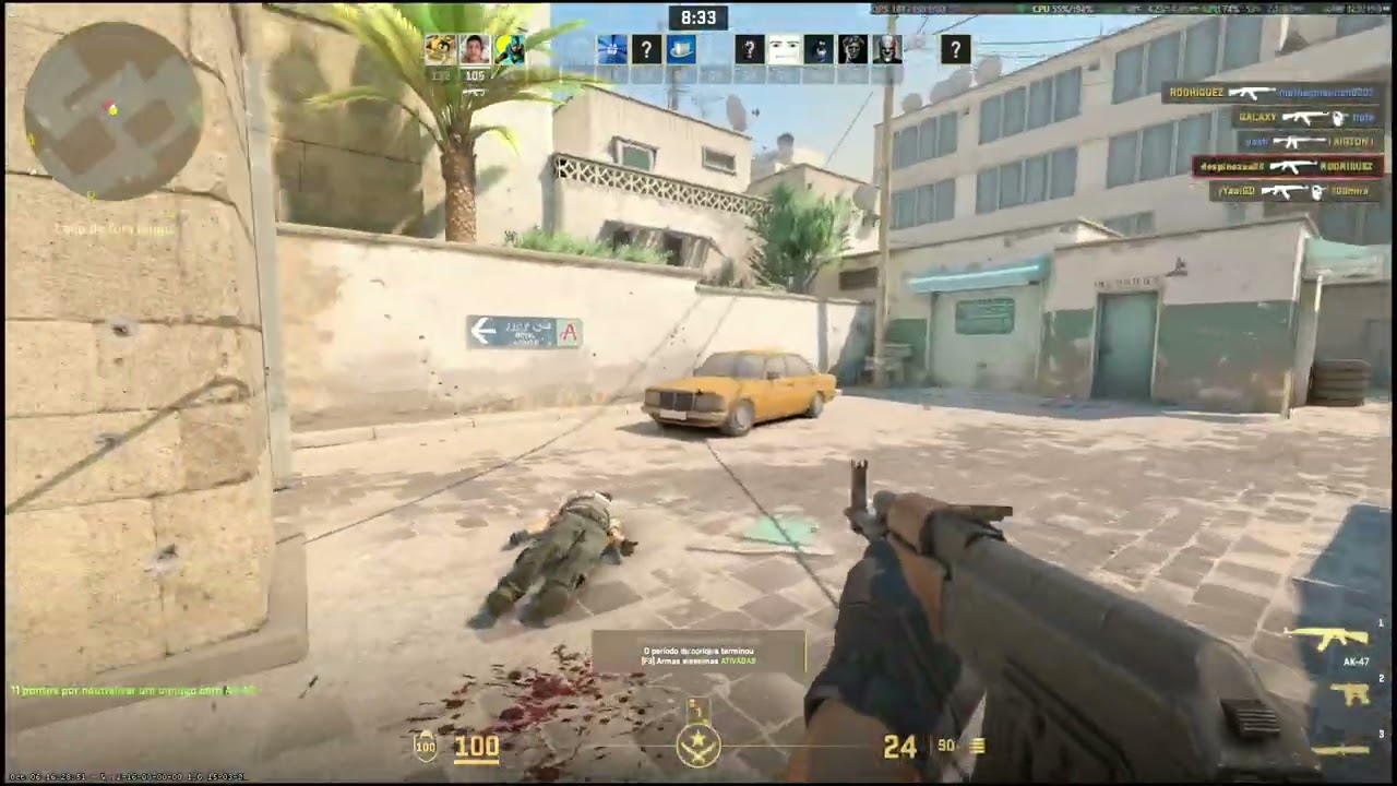RX 7600 + Ryzen 5 5600 Test in CS 2 #cs2