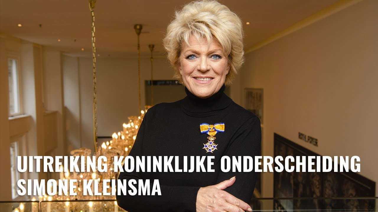 Uitreiking Koninklijke Onderscheiding Simone Kleinsma