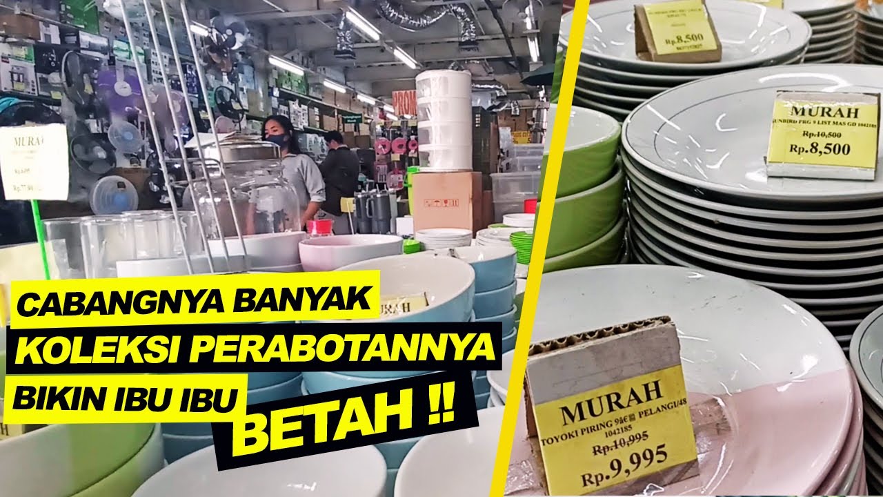 Toko ini Penuh  Peralatan  Rumah tangga, Pantesan Rame Pengunjung | Sabar  Maju Tangerang