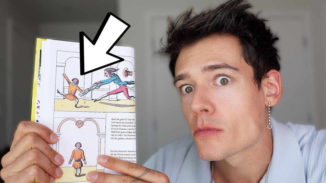German vs American Children's Stories! Struwwelpeter Reaction