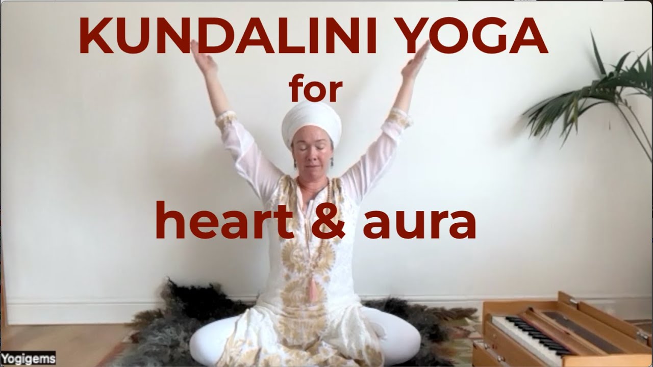 30 minute kundalini yoga for a hearty aura | Heart Centre & Magnetic Field kriya | Yogigems