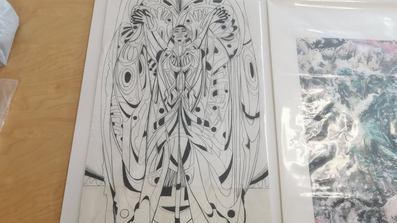 Walt peregoy mcm illustration modern art sketches painting