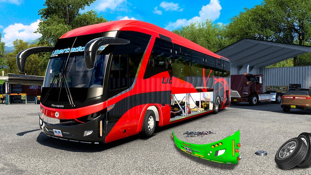 Compro Un BUS Marcopolo G7  Y Lo Tuneamos Colombia Tuning ATS 1.48