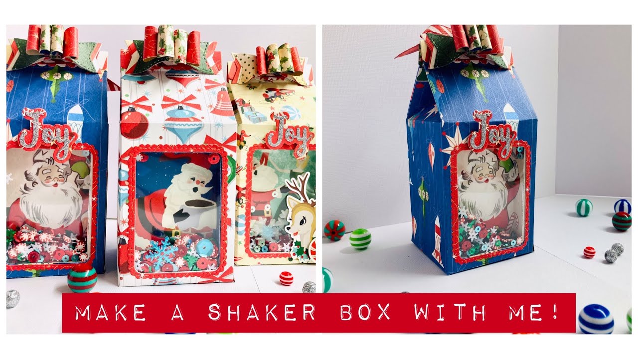 Make a Shaker Box With Me using @ScrapDiva29  dies!