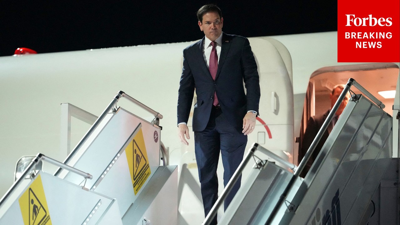 JUST IN: Marco Rubio Arrives In Athens To Lead U.S.-Greece Strategic Dialogue
