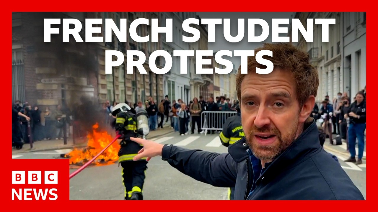 Why are students protesting in France? | BBC News