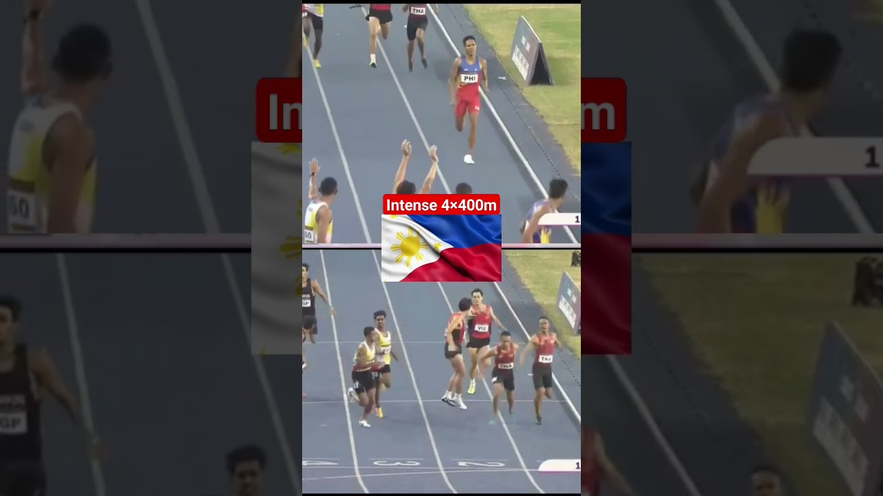 31st Gold for Philippines men's from intense 4&times;400m relay | SEA games Cambodia 2023 #32ndseagames