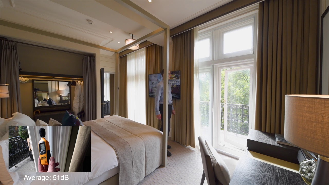 Secondary glazing acoustic performance