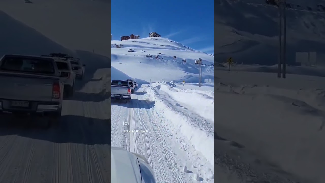 Chegando no Valle Nevado! #neve #Vallenevado #valenevado #Chile #vacaciones #mochileiros