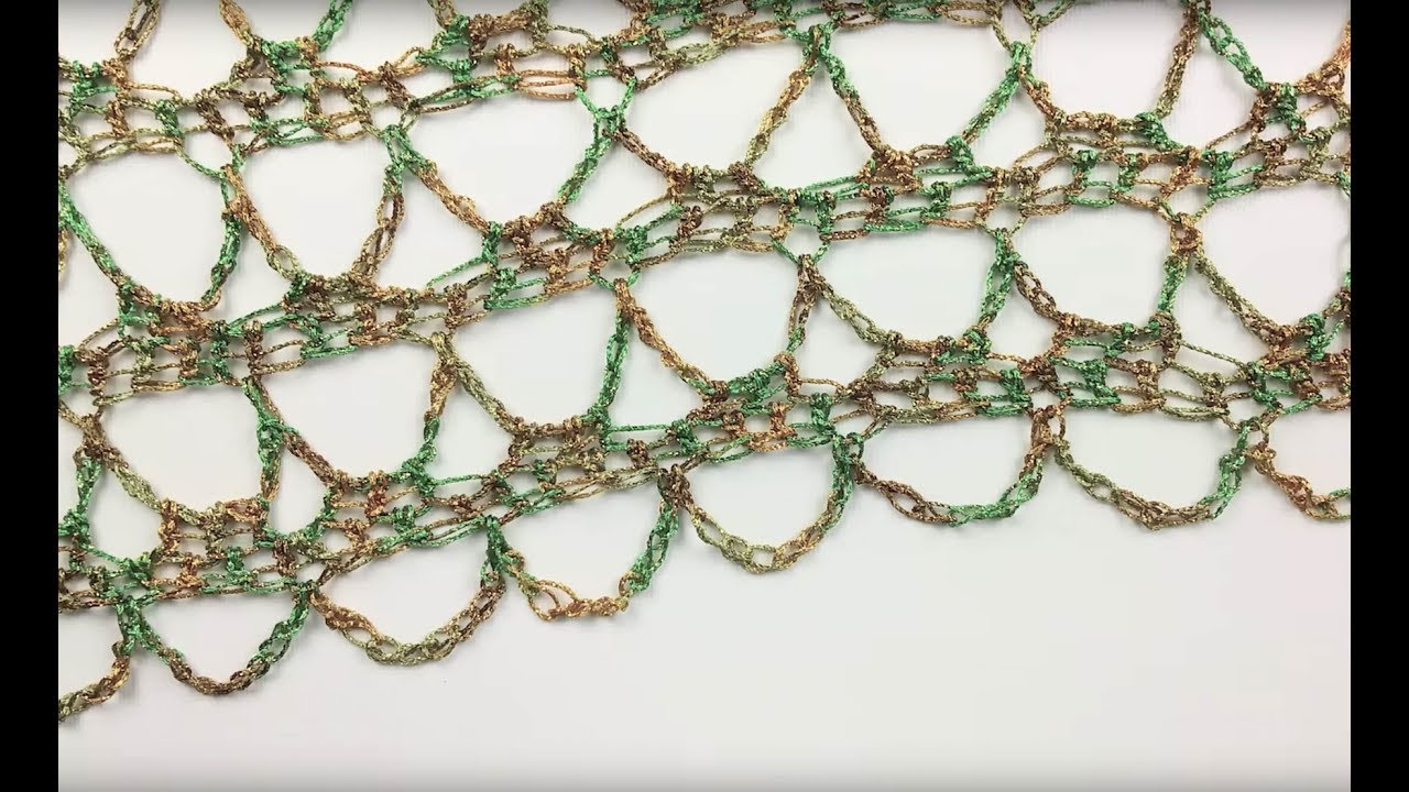 Sparkle Lacy Crochet Wrap