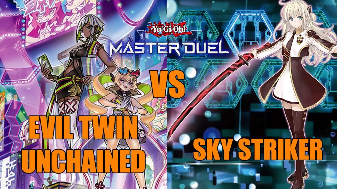 One Shot Duel - EVIL TWIN UNCHAINED vs SKY STRIKER - Yu-Gi-Oh! Master Duel Link Regulation