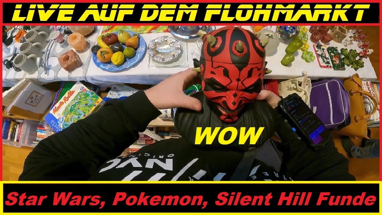 Live auf dem Flohmarkt #24  Ein krasser Pokemon ds Fund für 2 Franken - Büsten & Silent Hill