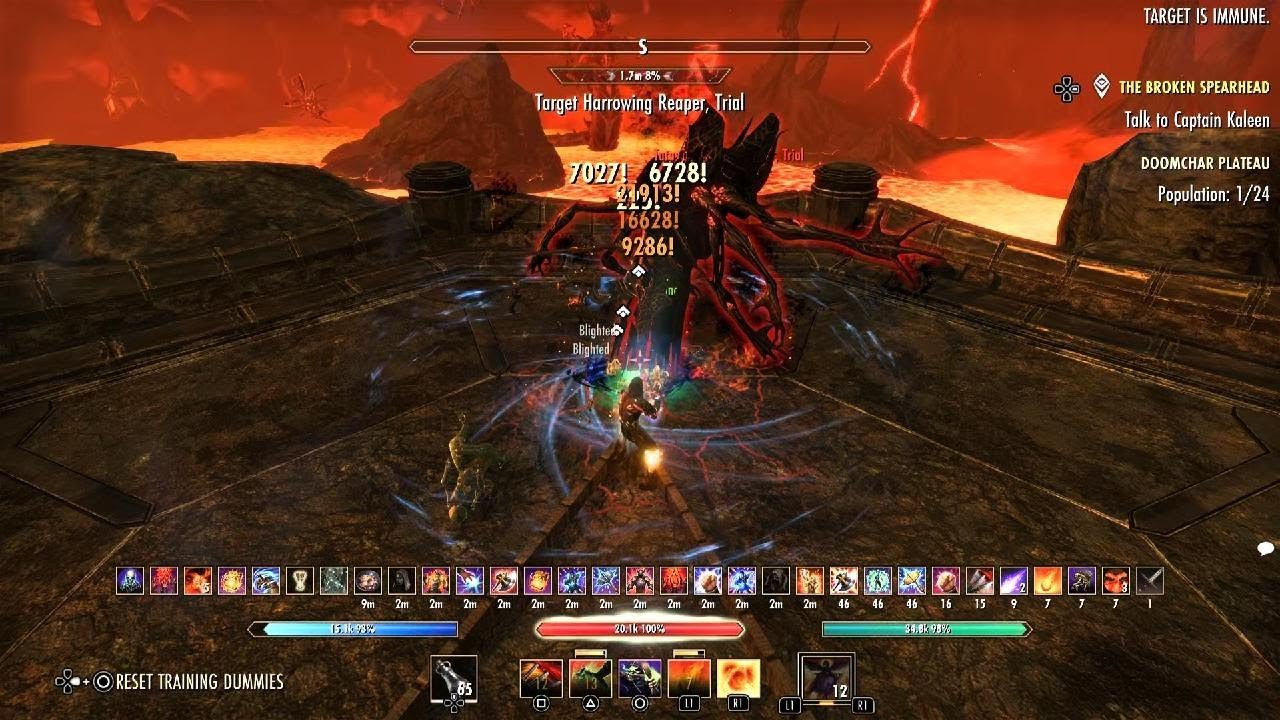 EsO U47 147k dps Necro build necro/dk/nb null/aegis