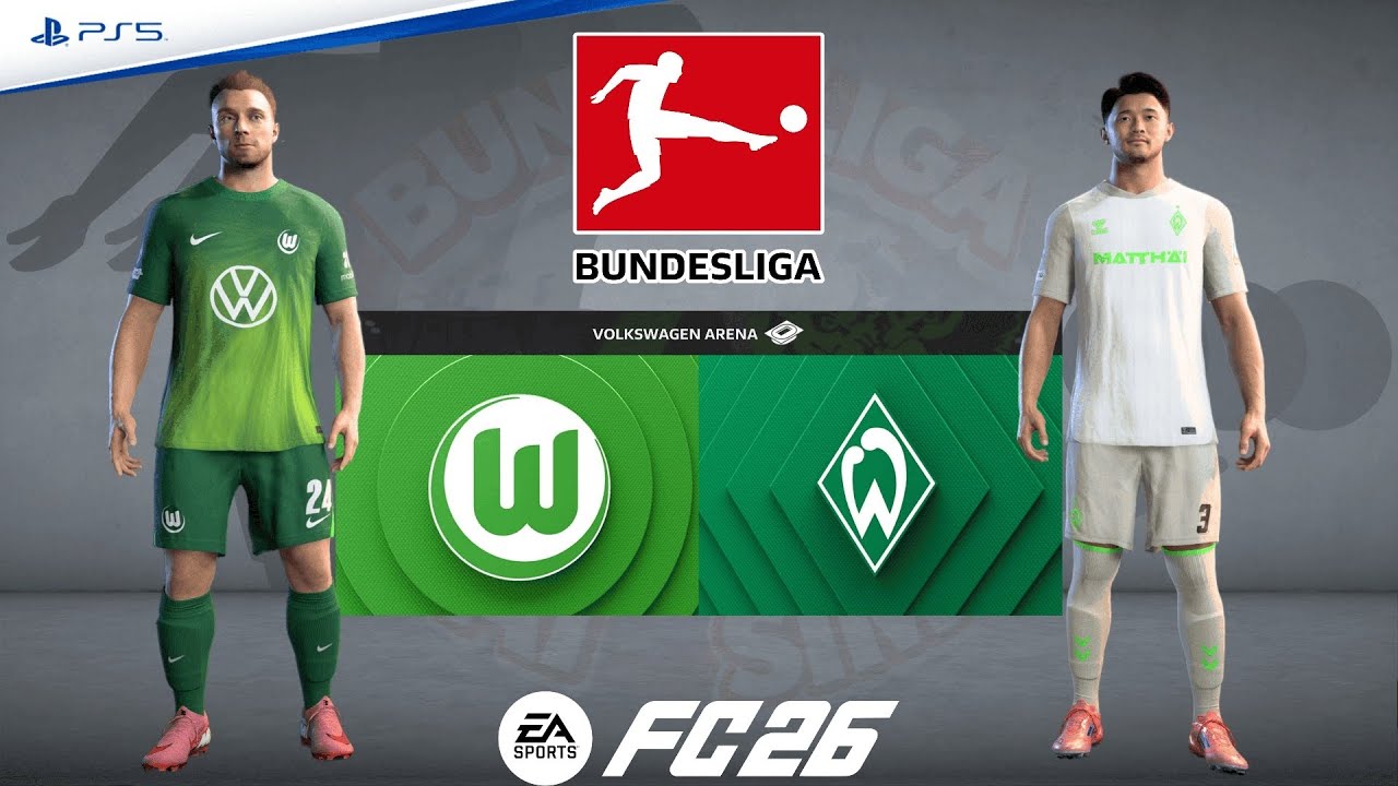 Wolfsburg v Werder Bremen | Bundesliga 25/26 Matchday 27 | Match Simulation | FC 26 – PS5™[4K]