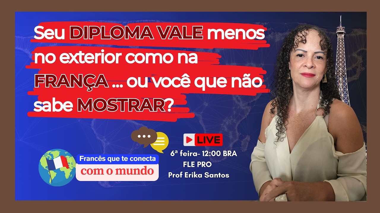 Seu DIPLOMA VALE menos no exterior como na FRANÇA ou você que não sabe MOSTRAR? #brasileirosnafrança