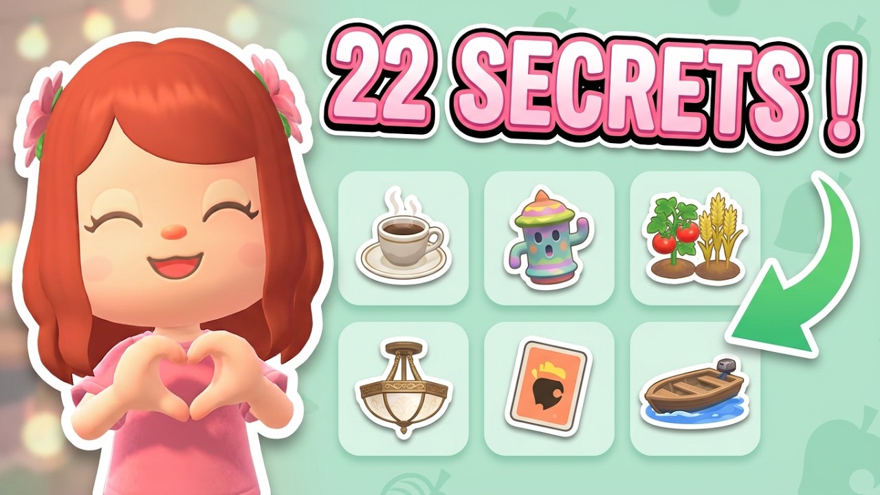 22 SECRETS et ASTUCES dans la MISE à Jour ! JE T'EXPLIQUE TOUT - Animal Crossing New Horizons  #acnh