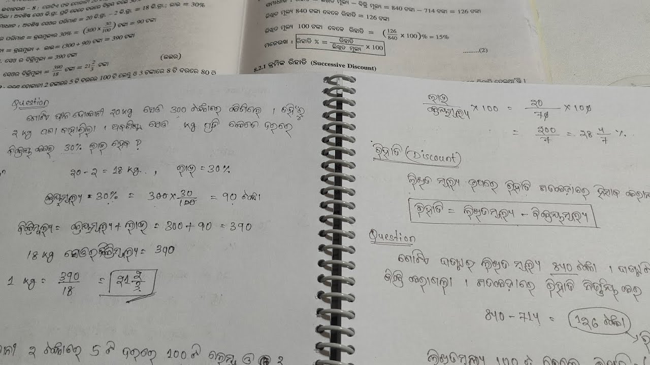 Easy way to solve PROFIT, LOSS & DISCOUNT || Class 8(mathematics)