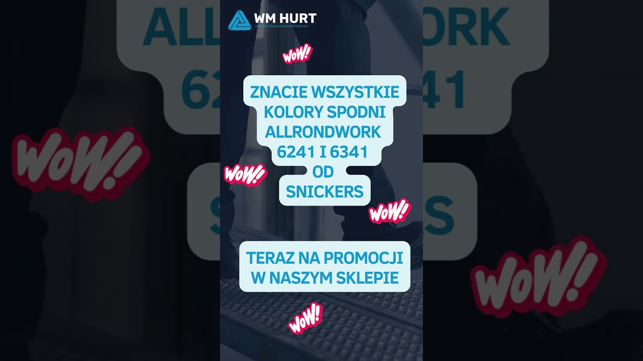 AllroundWorki od Snickers Workwear - MEGA PROMO ❗😎😁