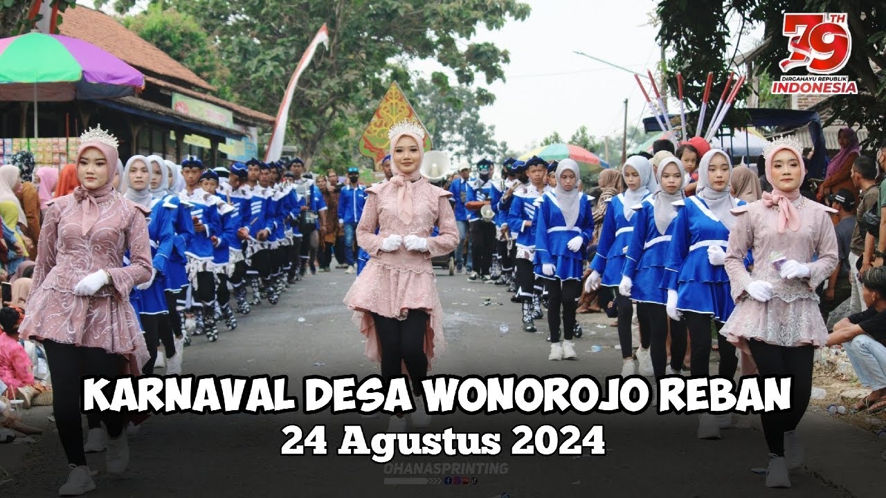 🔴KARNAVAL  PERINGATAN KEMERDEKAAN RI KE 79 DESA WONOROJO KECAMATAN REBAN KABUPATEN BATANG JATENG