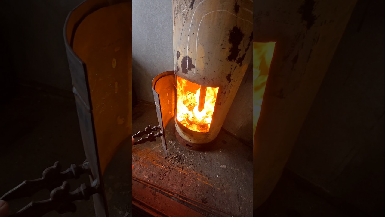 Coś na zimowe przymrozki,  piec na olej#mrpolish #shorts#ciekawe #ogrzewanie#piece #ciekawe#spawanie
