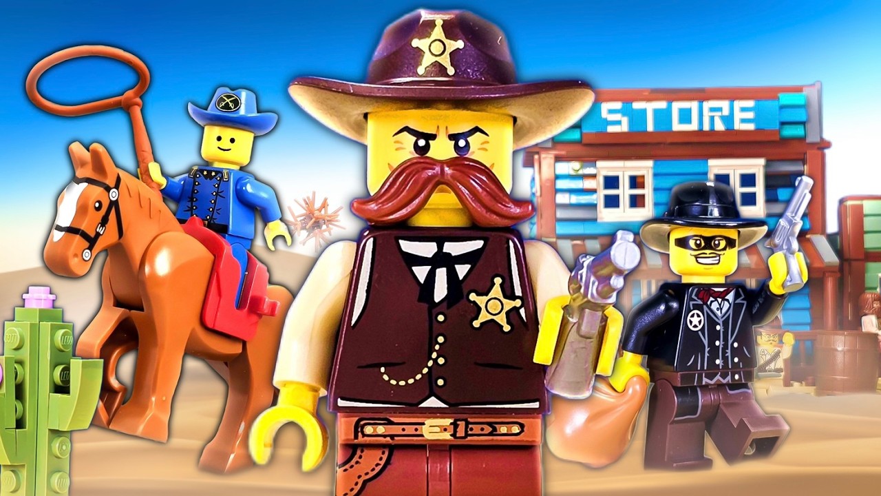 Я построил ЖИЗНЬ КОВБОЯ из LEGO...