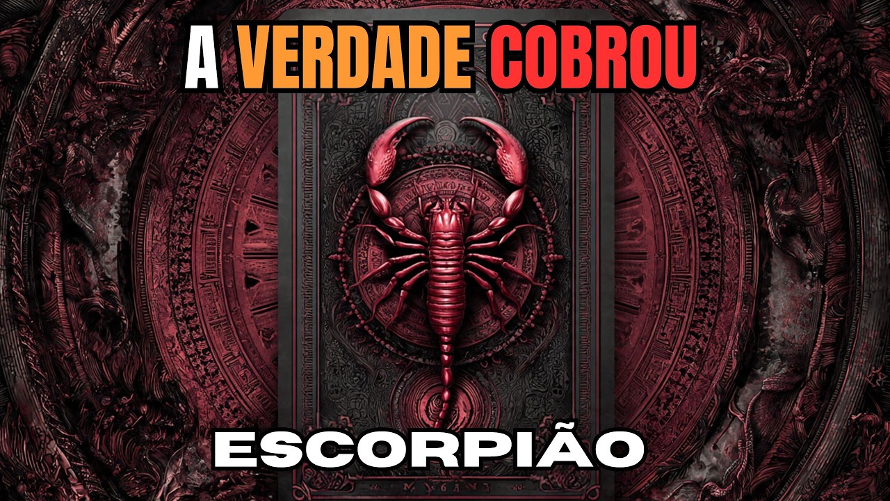 ESCORPIÃO 📿 QUEM RIOU POR ÚLTIMO, NÃO FOI VOCÊ