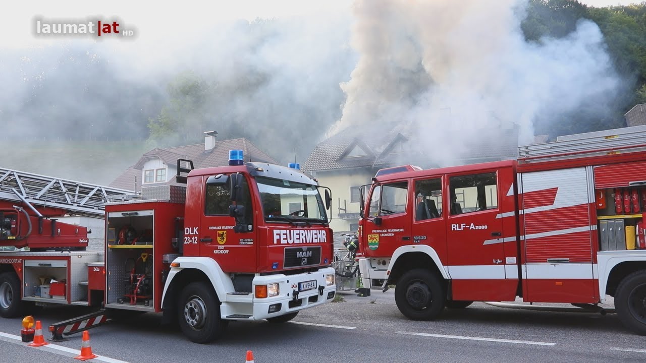 Brand eines Wohnhauses in Micheldorf in Oberösterreich