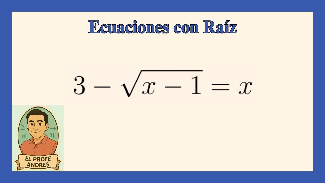 Ecuación con raíz