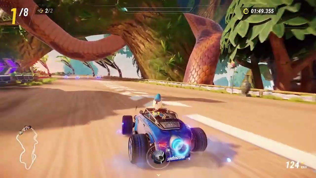 Kong Teddy Try's a round of Disney Speedstorm.