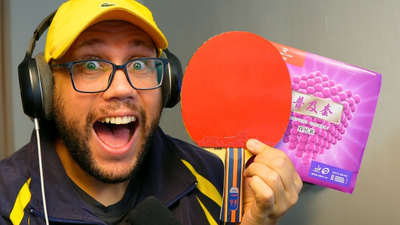 Montei uma Raquete de Tênis de Mesa Profissional INCRÍVEL!