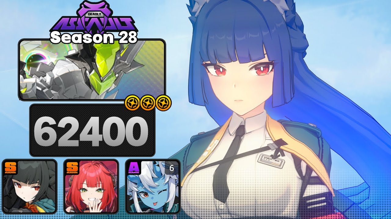 M0R1 Miyabi 62k Kill Marionette | ZZZ Deadly Assault 2.5.2 (S28)