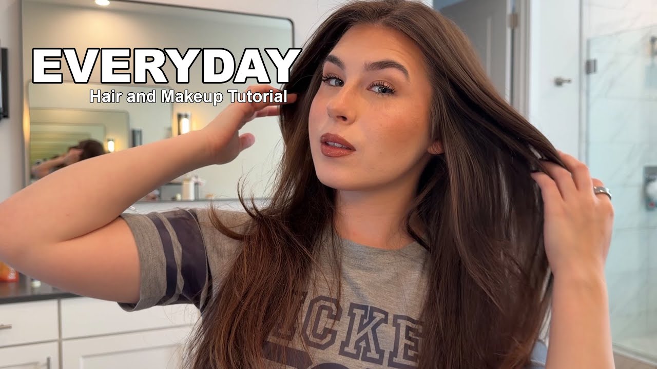 Everyday Beauty Routine | Hair Tips + Easy Makeup