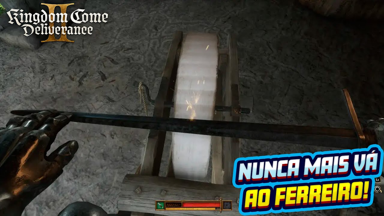 Como Usar o Rebolo em Kingdom Come Deliverance 2 | Armas Afiadas Sem Gastar Dinheiro!
