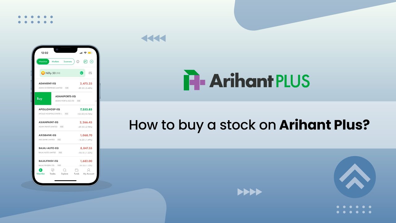 How to buy a stock on Arihant Plus | Make your first trade on Arihant Plus