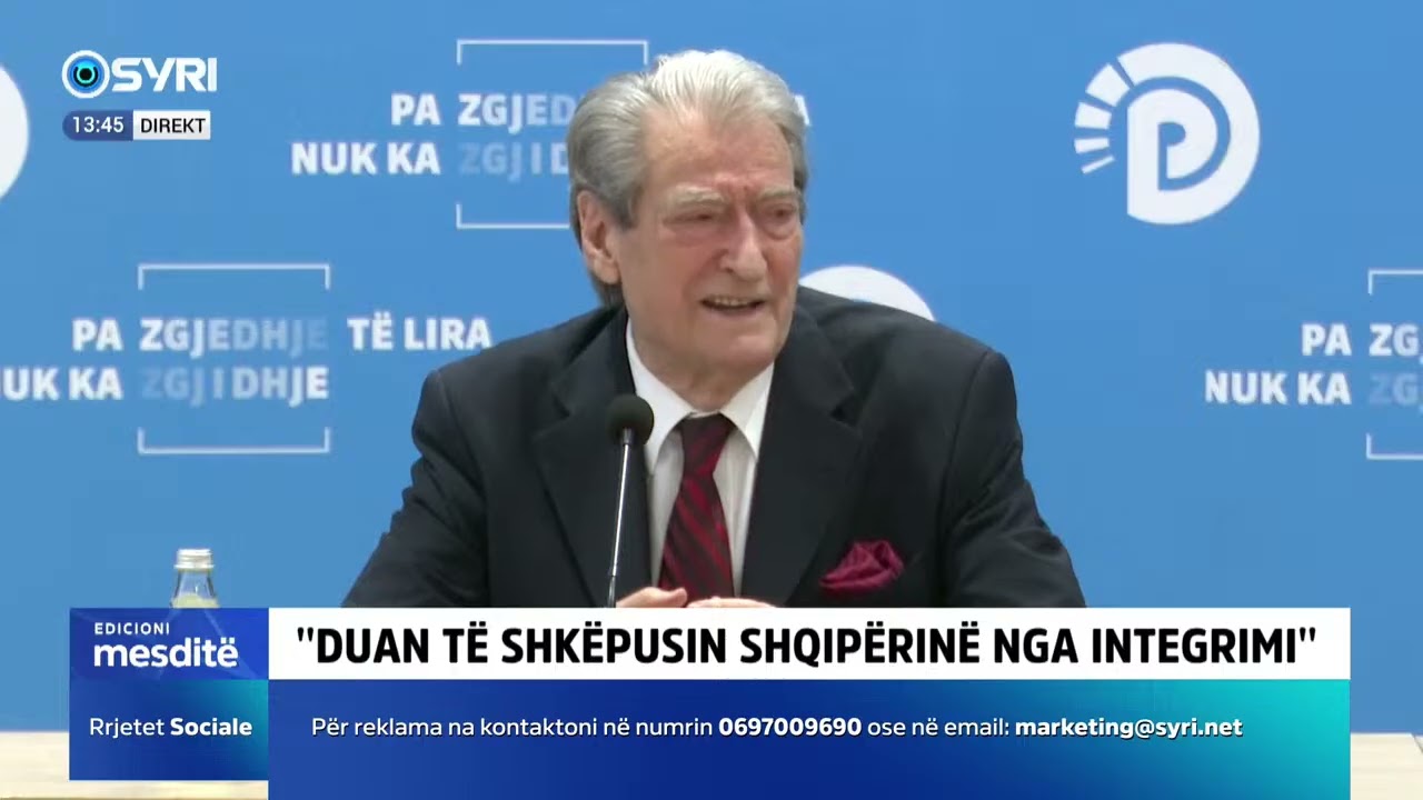 Berisha: Rama do përdorë mandatet e krimit për të asgjësuar gjyqësorin dhe shkëputur Shqipërinë...
