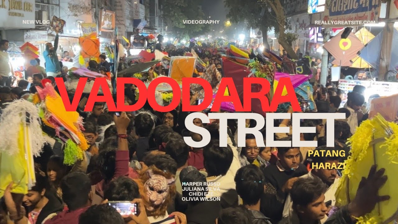 Uttrayan se Pehle Vadodara Ki Patang Market 🪁 | Full Festive Vibes
