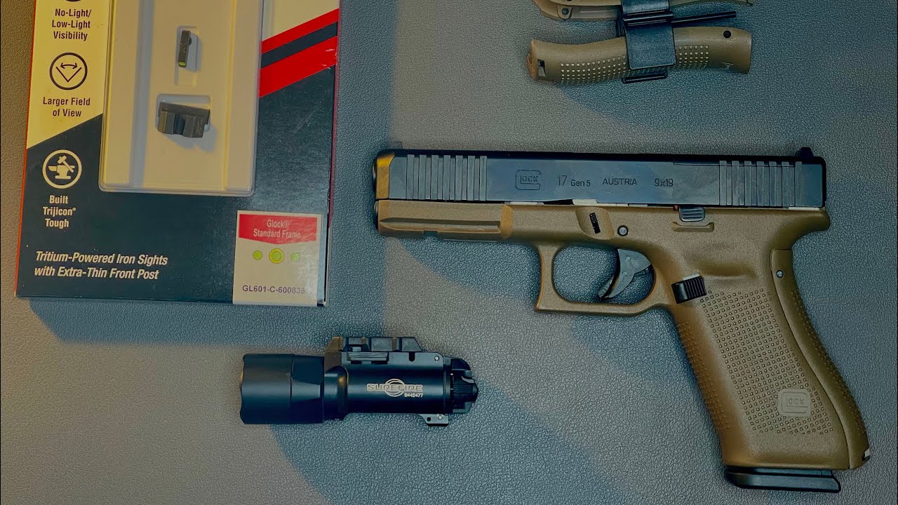 Lipsey&rsquo;s Exclusive Glock 17 MOS FDE Factory Frame