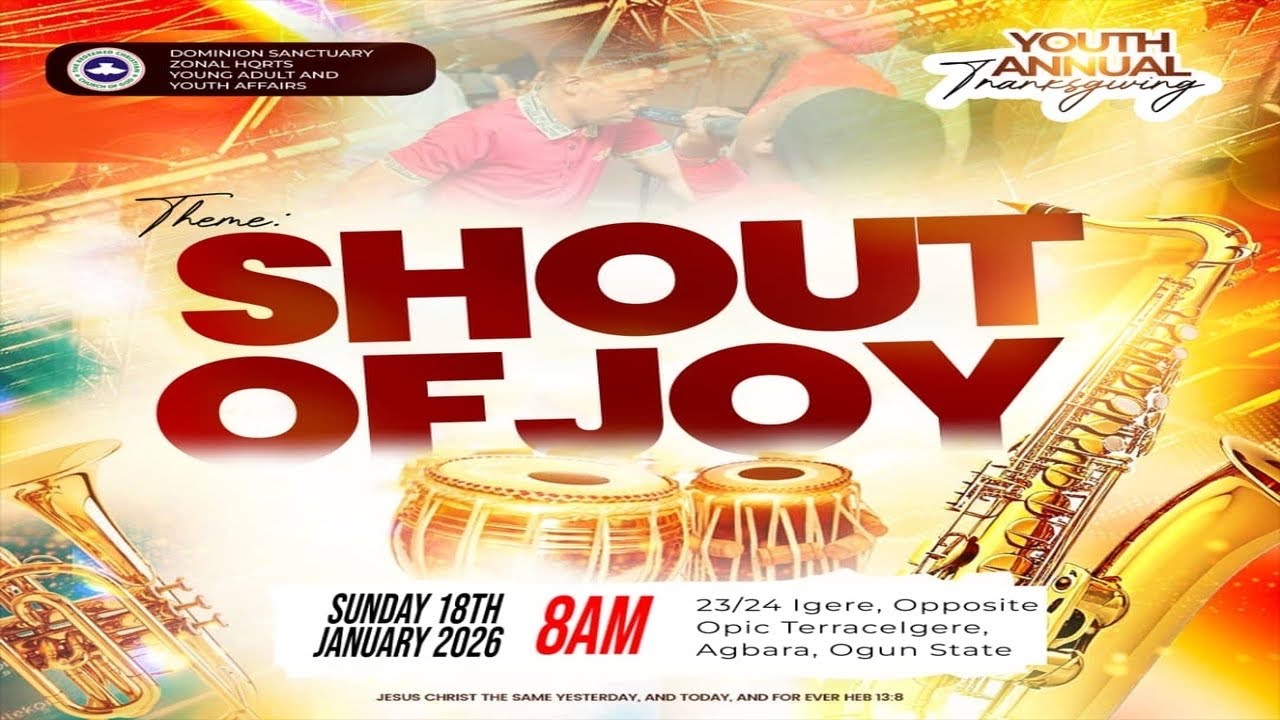RCCG DOMINION SANCTUARY ZONAL HEADQUATER || YOUTH SUNDAY  SERVICE  ||  18-01-2025 || PRAISE PART 3