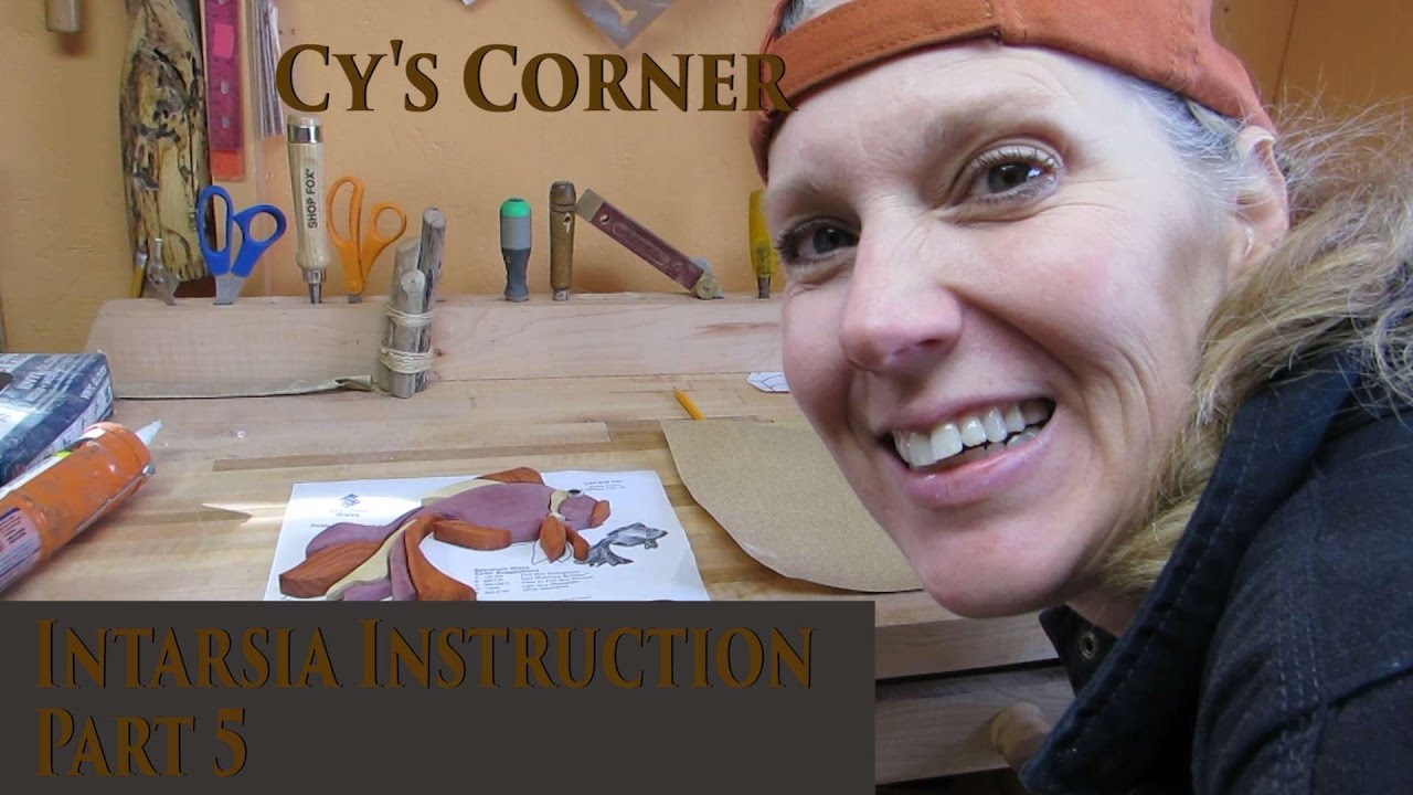 Intarsia Instruction Part 5 of 7, Fine shaping and sanding the project.